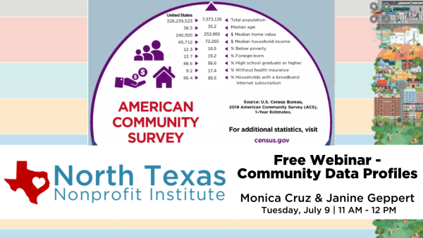 Community Data Profiles: Using the American Community Survey to Tell Your Story