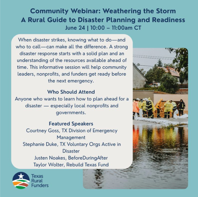 Weather the Storm: A Rural Guide to Disaster Planning & Readiness 