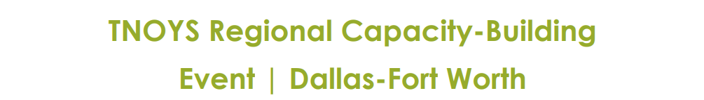 TNOYS Regional Capacity-Building Event