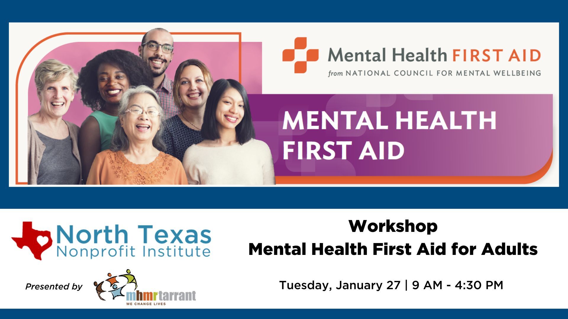 Mental Health First Aid for Adults